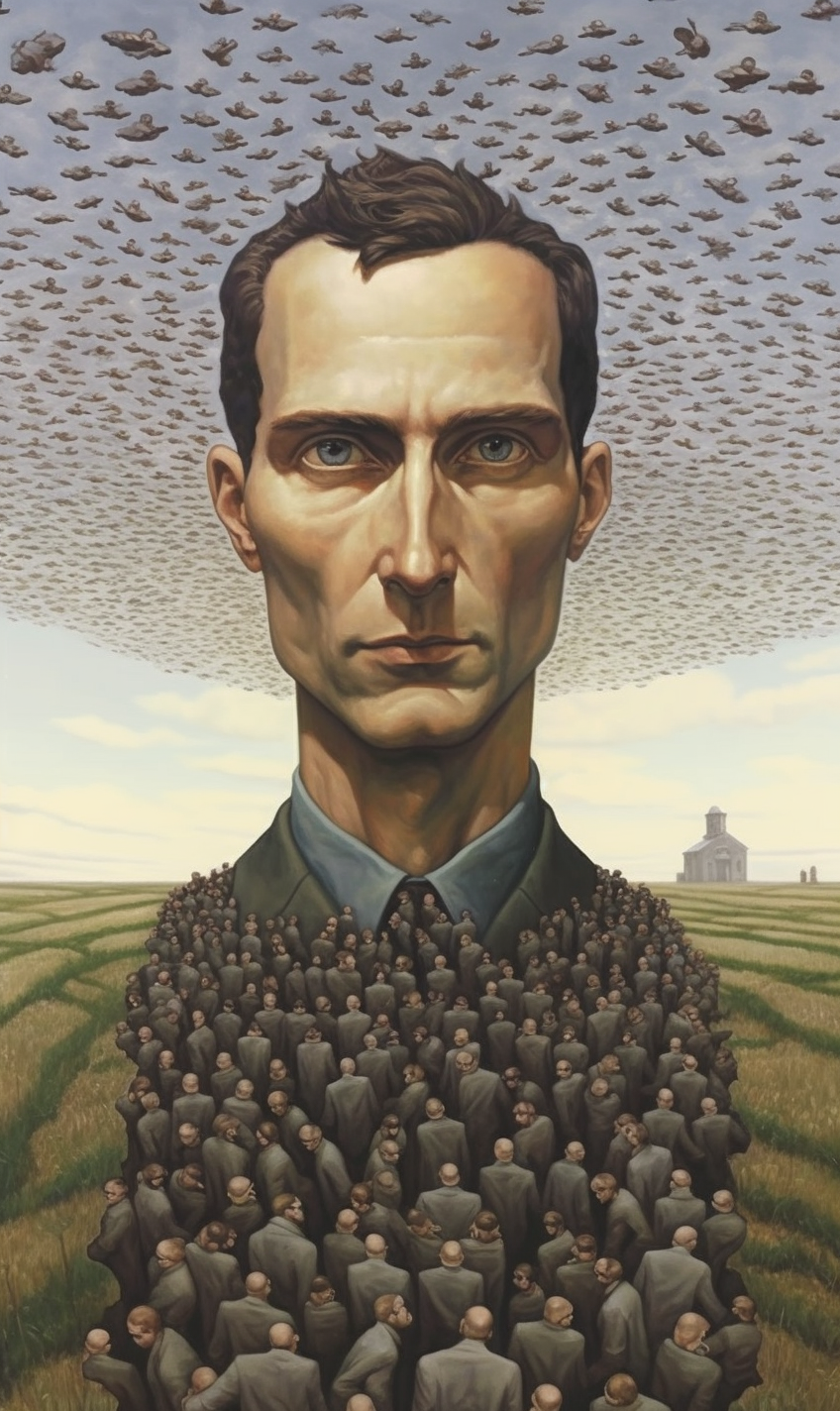 emphasizes the need for individuals to avoid conformity and false consistency